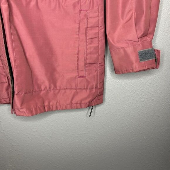 Eddie Bauer Vintage Goretex Dusty Pink Mauve Hooded Jacket Size Small - Picture 5 of 14